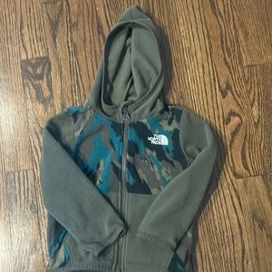 The North Face 2T fleece camo jacket